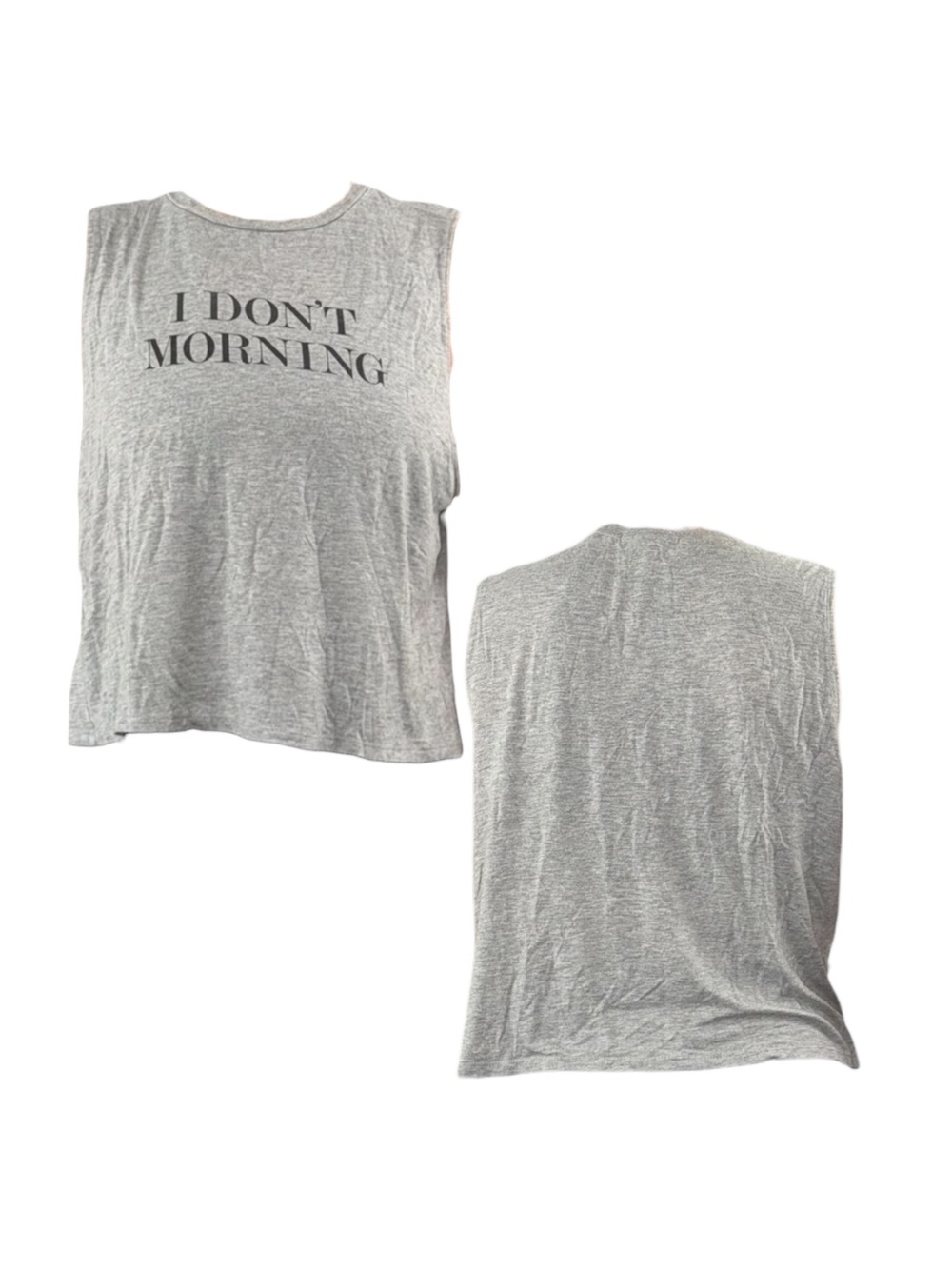 I Don’t Morning Crop Top